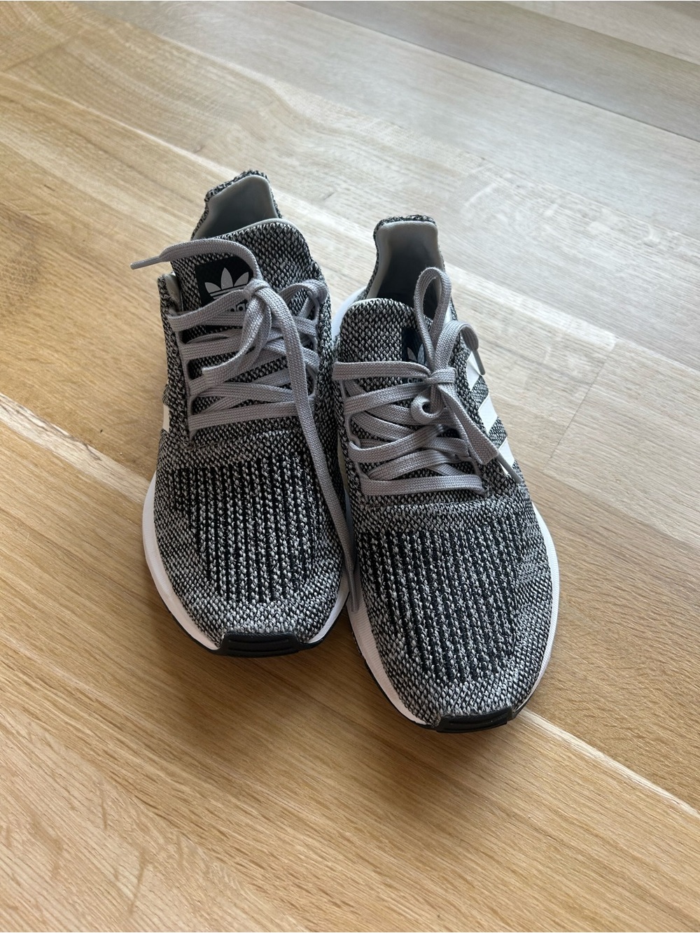 Adidas Women's Swift RunGrey Knit Sneakers
